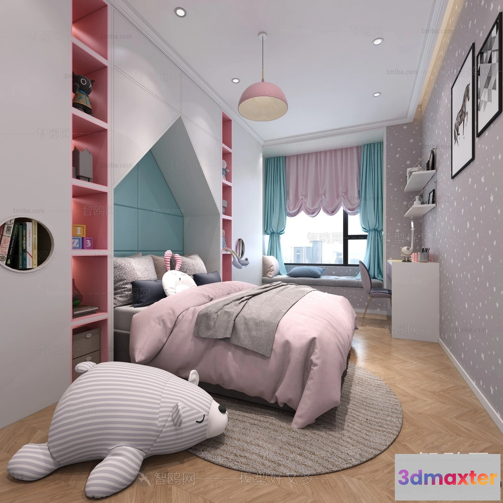 1369778 - Children Room 3D Interior Scene - 3D Models - 324 3D Max