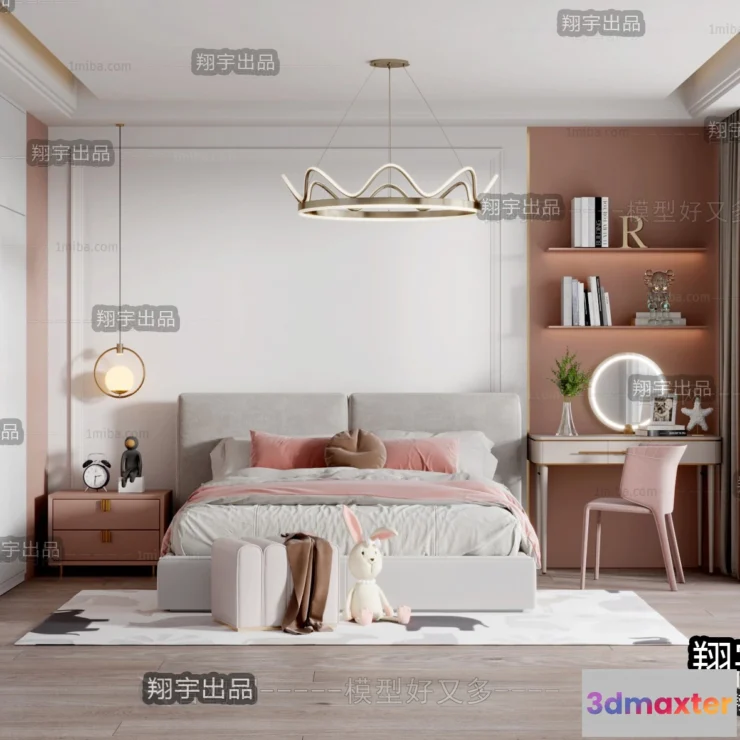 1369794 - Children Room 3D Interior Scene - 3D Models - 003 3D Max