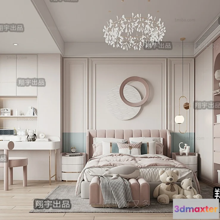 1370071 - Children Room 3D Interior Scene - 3D Models - 007 3D Max