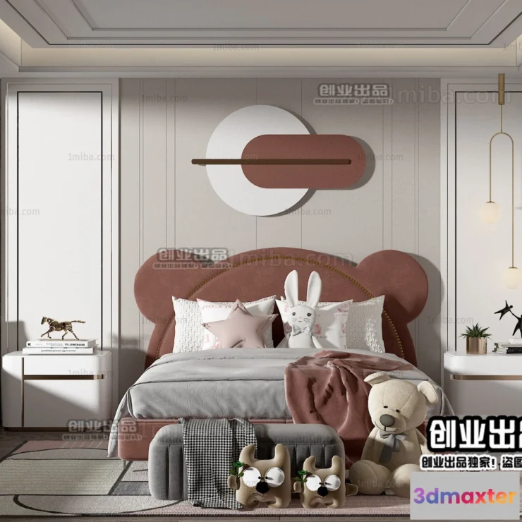 1370449 - Children Room 3D Interior Scene - 3D Models - 012 3D Max