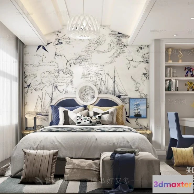 1370624 - Children Room 3D Interior Scene - 3D Models - 337 3D Max