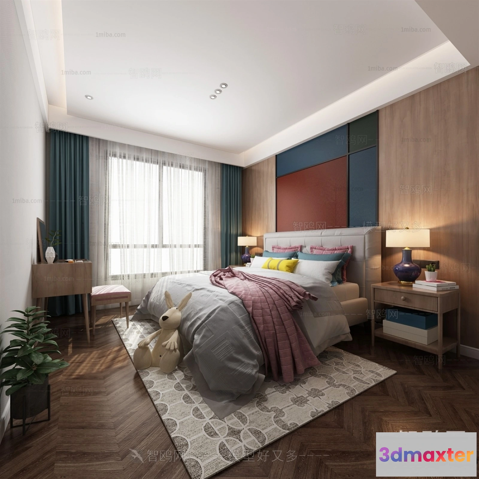 1370692 - Children Room 3D Interior Scene - 3D Models - 338 3D Max