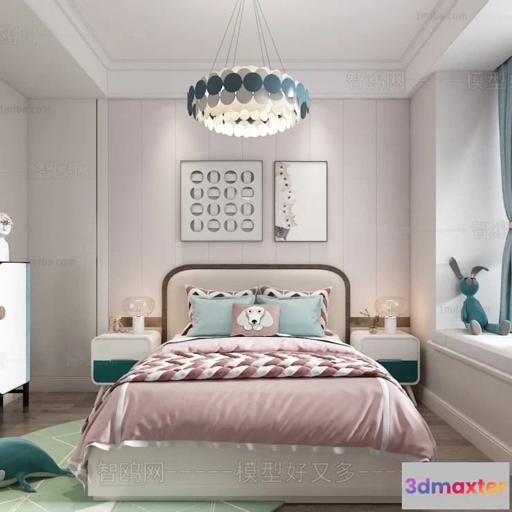 1370766 - Children Room 3D Interior Scene - 3D Models - 339 3D Max