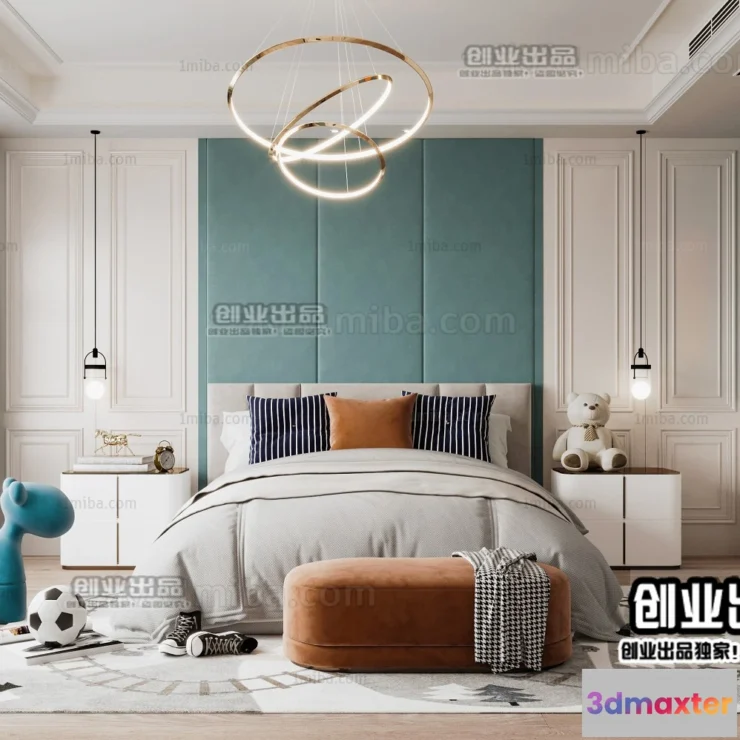 1370984 - Children Room 3D Interior Scene - 3D Models - 020 3D Max