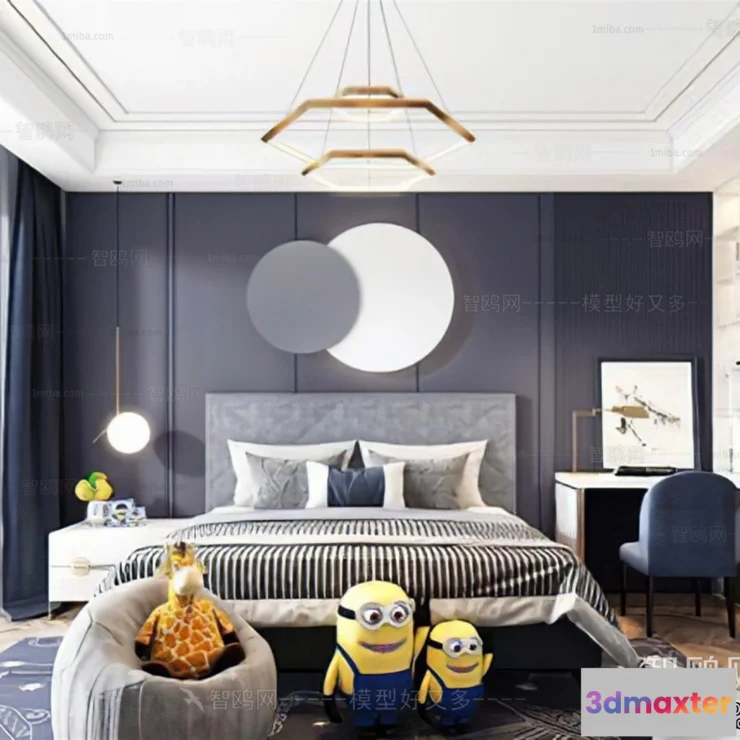 1371281 - Children Room 3D Interior Scene - 3D Models - 347 3D Max