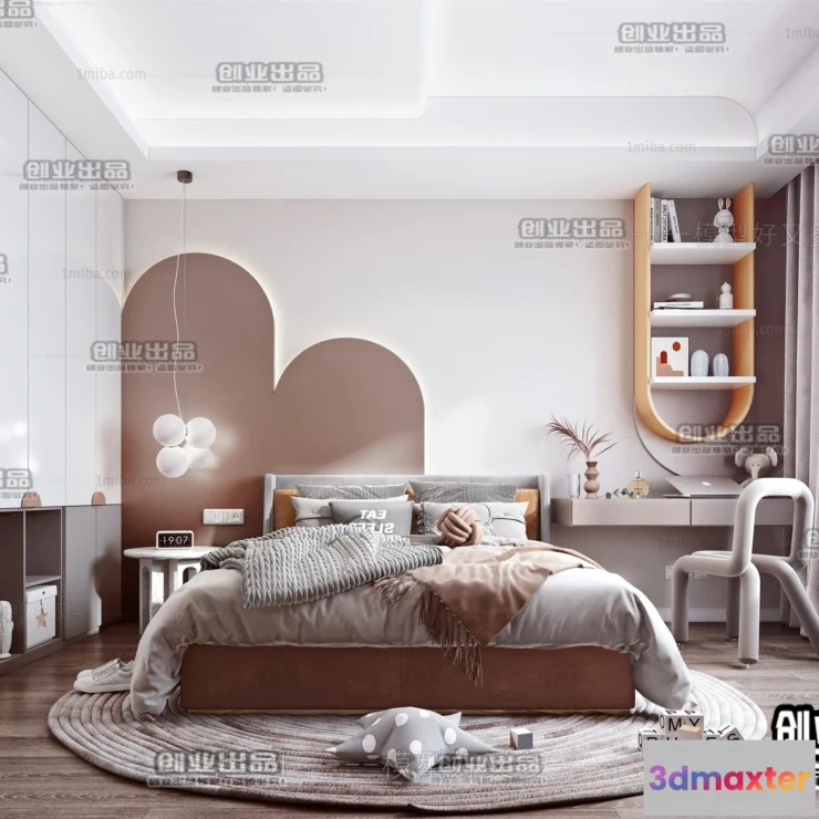 1371638 - Children Room 3D Interior Scene - 3D Models - 030 3D Max