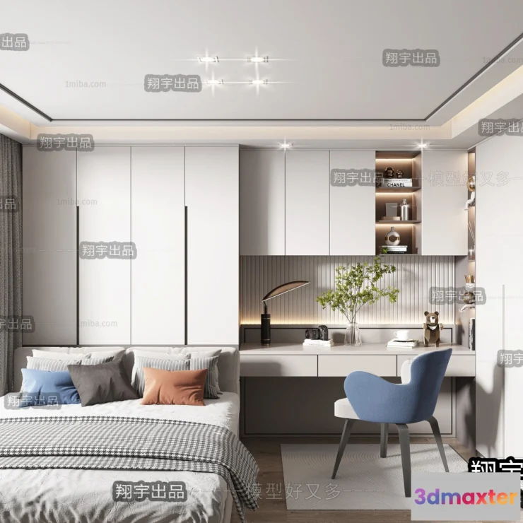 1372103 - Children Room 3D Interior Scene - 3D Models - 037 3D Max