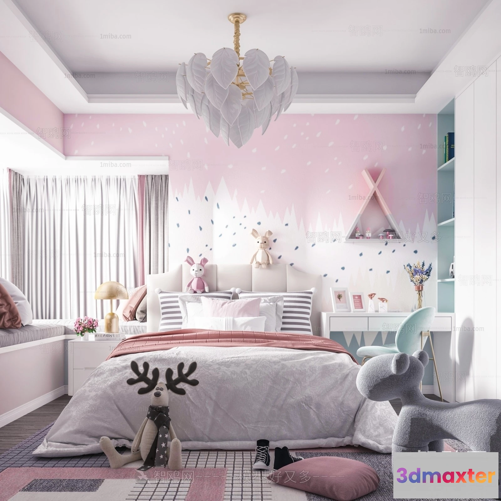1372105 - Children Room 3D Interior Scene - 3D Models - 359 3D Max