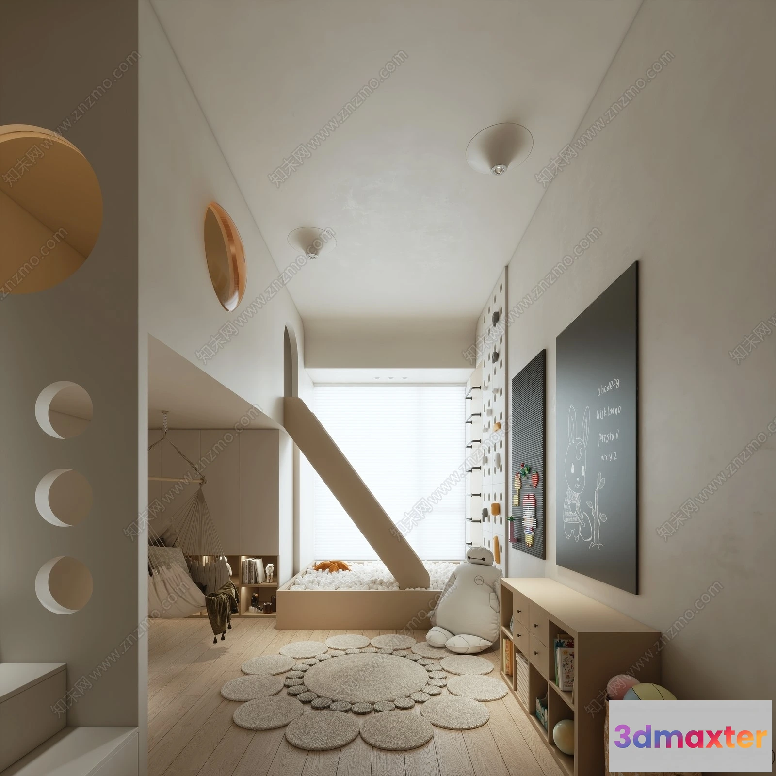 1372158 - Children Room - 3D Interior Scene - Boy Room - 076 3D Max