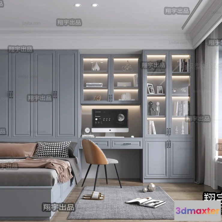 1372239 - Children Room 3D Interior Scene - 3D Models - 039 3D Max