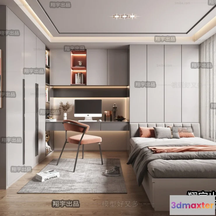 1372293 - Children Room 3D Interior Scene - 3D Models - 040 3D Max