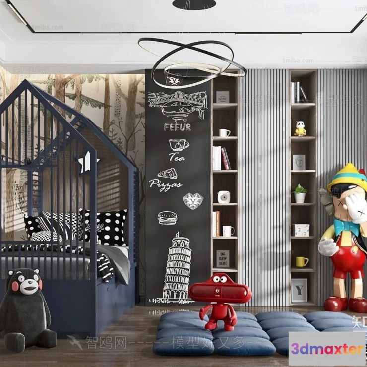 1372596 - Children Room 3D Interior Scene - 3D Models - 366 3D Max