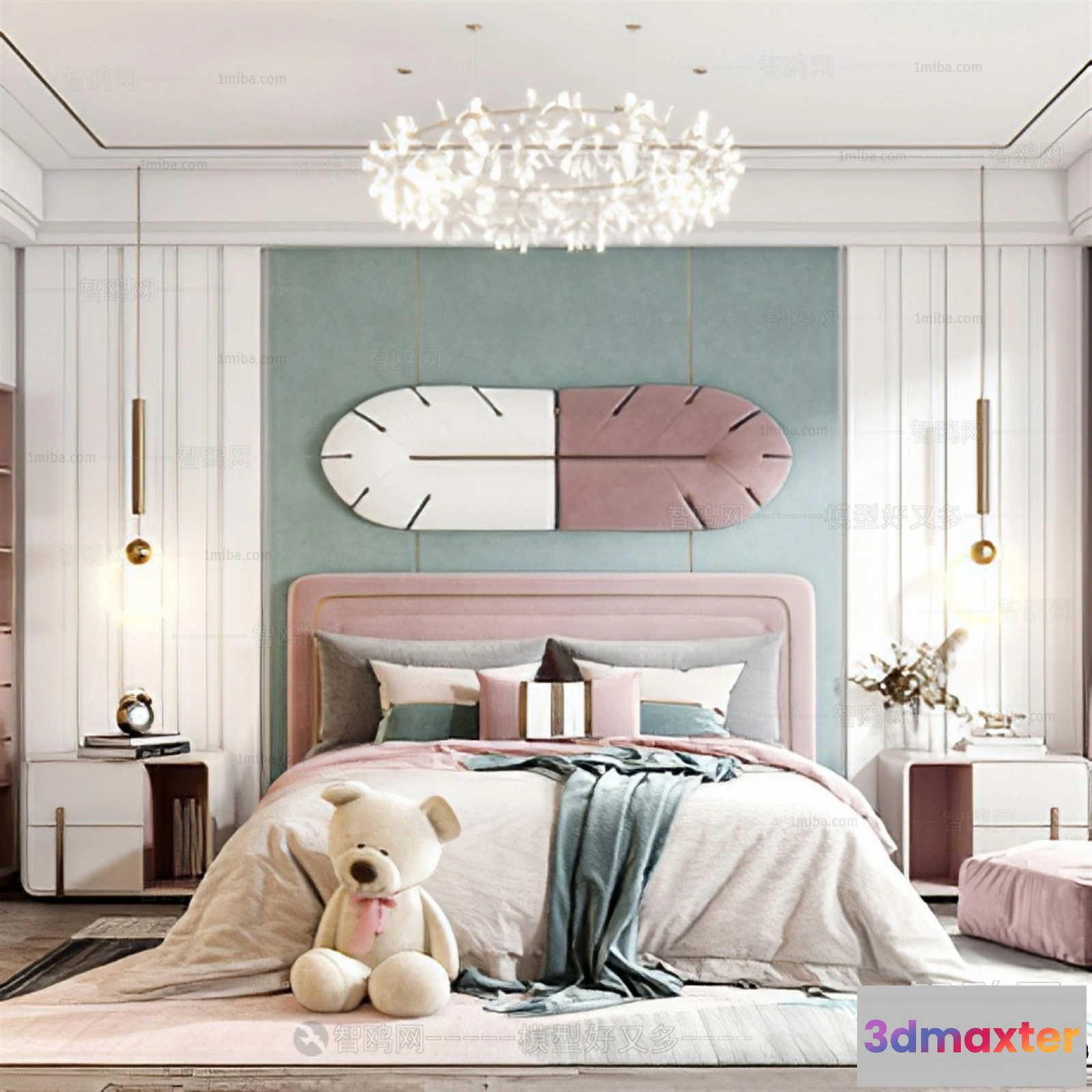 1372724 - Children Room 3D Interior Scene - 3D Models - 368 3D Max