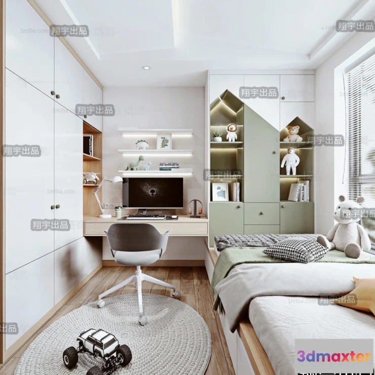 1372749 - Children Room 3D Interior Scene - 3D Models - 047 3D Max