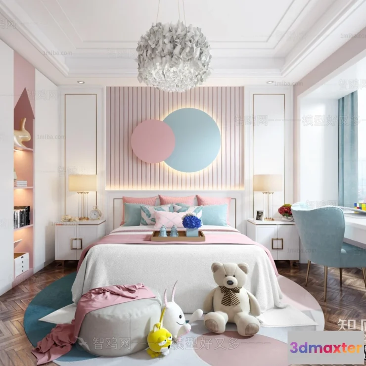 1372979 - Children Room 3D Interior Scene - 3D Models - 372 3D Max