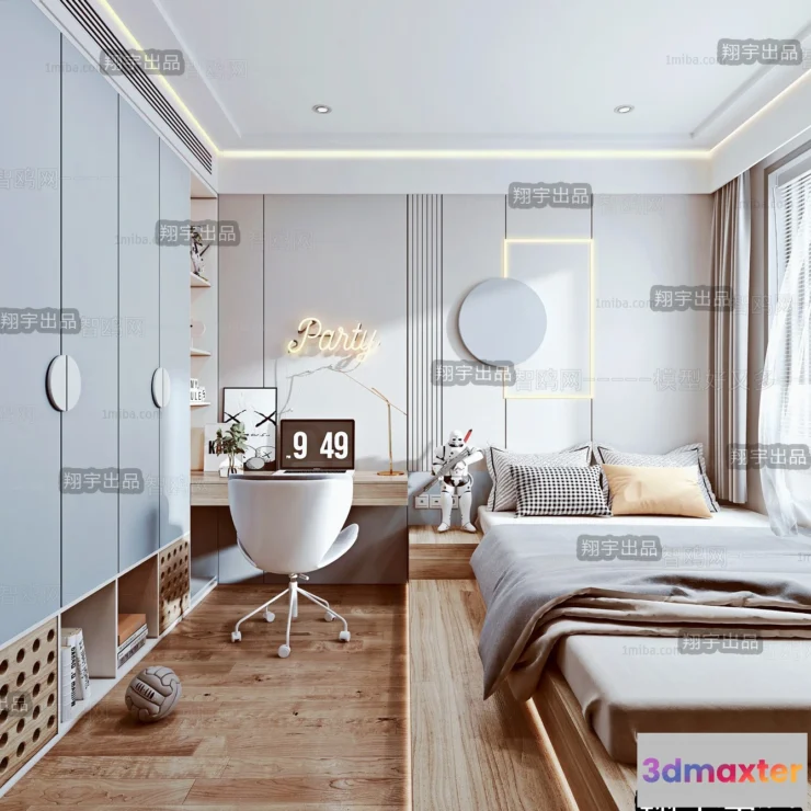 1373370 - Children Room 3D Interior Scene - 3D Models - 056 3D Max