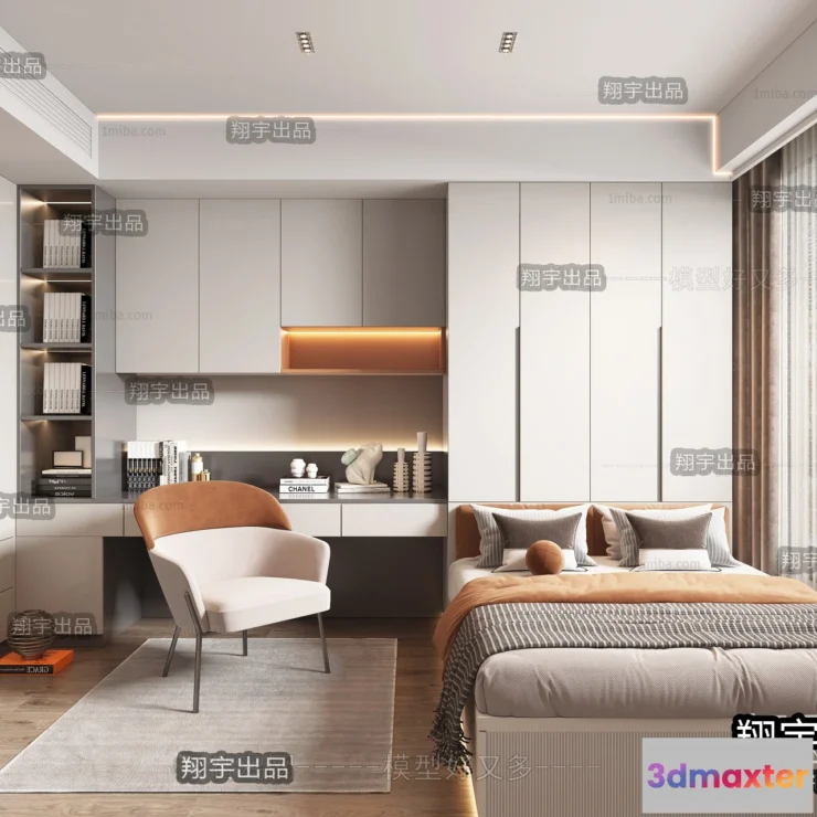 1373491 - Children Room 3D Interior Scene - 3D Models - 058 3D Max