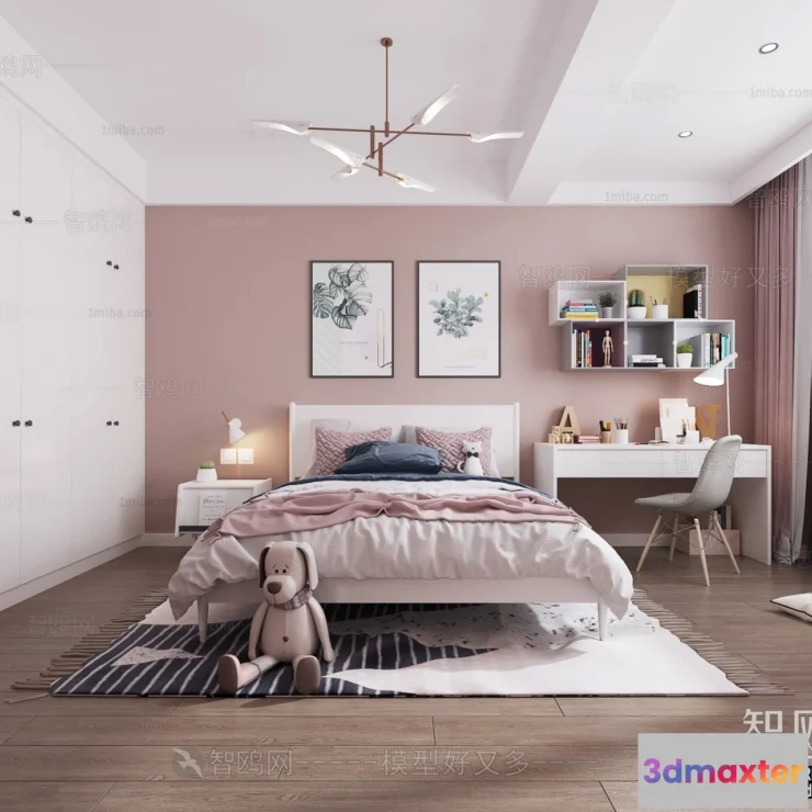 1373795 - Children Room 3D Interior Scene - 3D Models - 384 3D Max