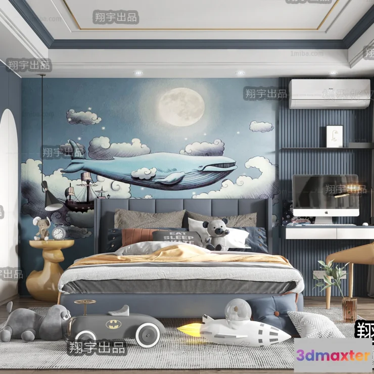 1374151 - Children Room 3D Interior Scene - 3D Models - 068 3D Max