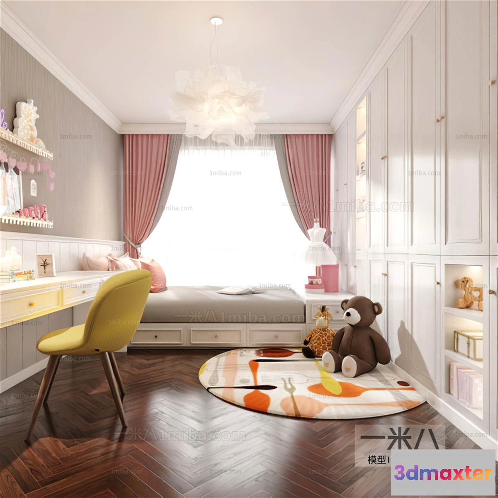 1374259 - Children Room 3D Interior Scene - 3D Models - 391 3D Max