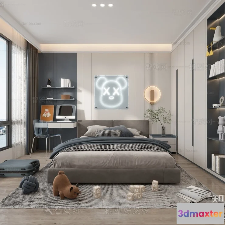 1374373 - Children Room - 3D Interior Scene - Boy Room - 109 3D Max