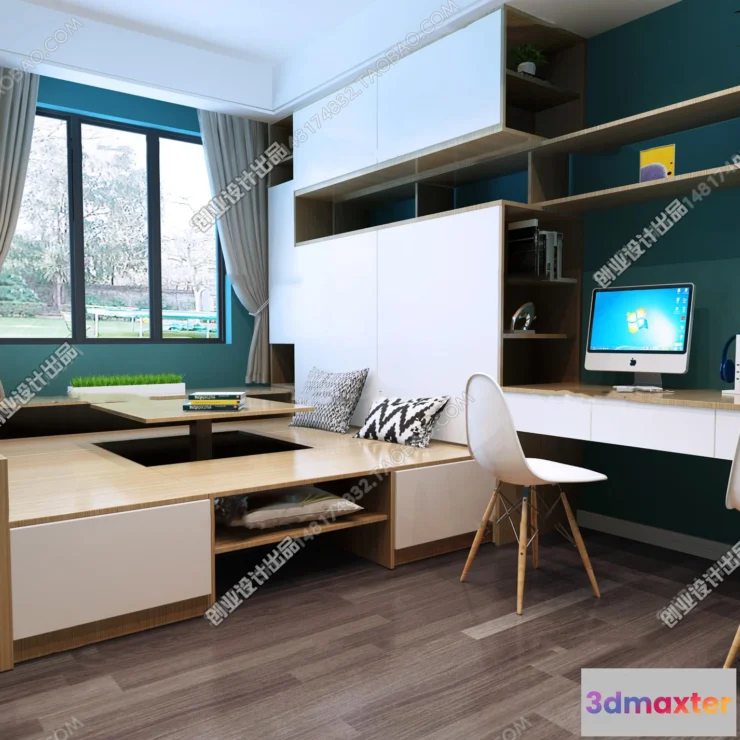 1374617 - Children Room 3D Interior Scene - 3D Models - 075 3D Max