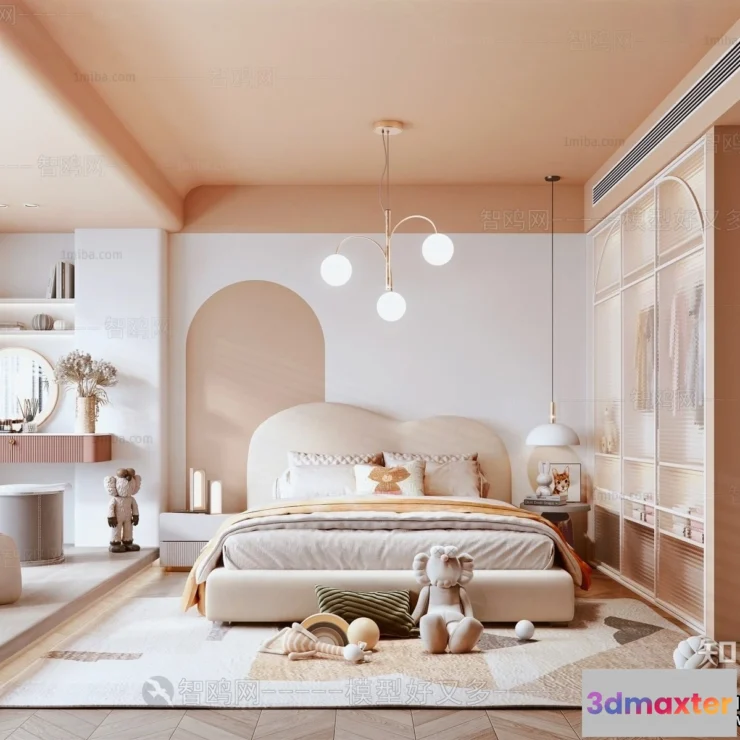 1374753 - Children Room 3D Interior Scene - 3D Models - 398 3D Max