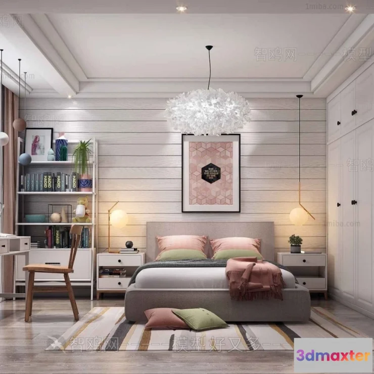 1374943 - Children Room 3D Interior Scene - 3D Models - 401 3D Max