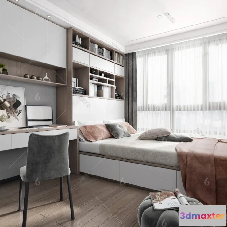 1375002 - Children Room 3D Interior Scene - 3D Models - 081 3D Max