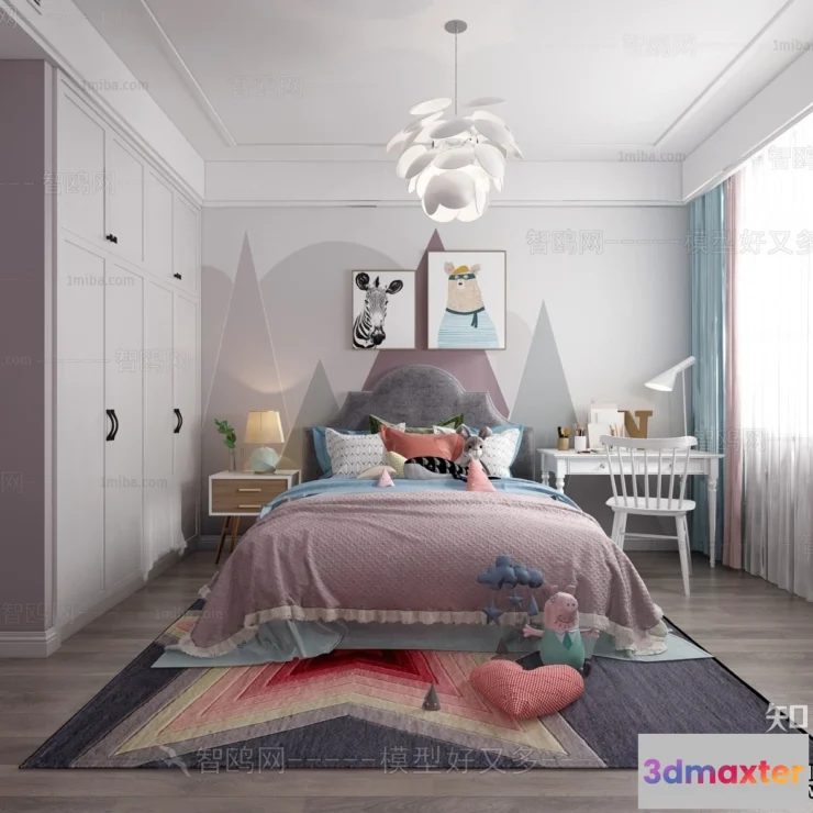 1375079 - Children Room 3D Interior Scene - 3D Models - 403 3D Max