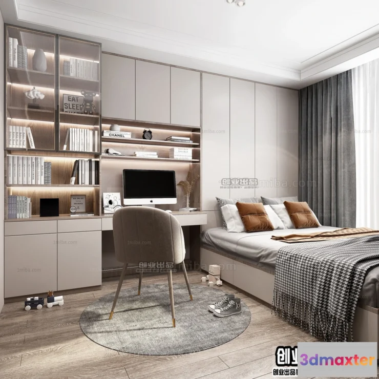 1376423 - Children Room 3D Interior Scene - 3D Models - 103 3D Max