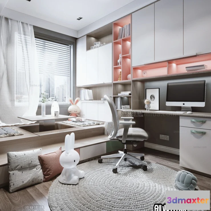 1376555 - Children Room 3D Interior Scene - 3D Models - 105 3D Max