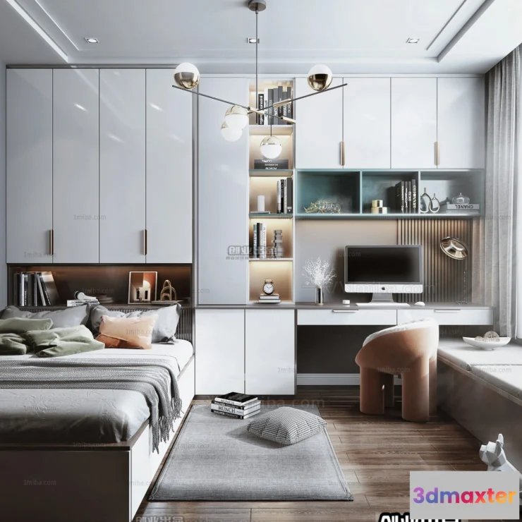 1377193 - Children Room 3D Interior Scene - 3D Models - 115 3D Max