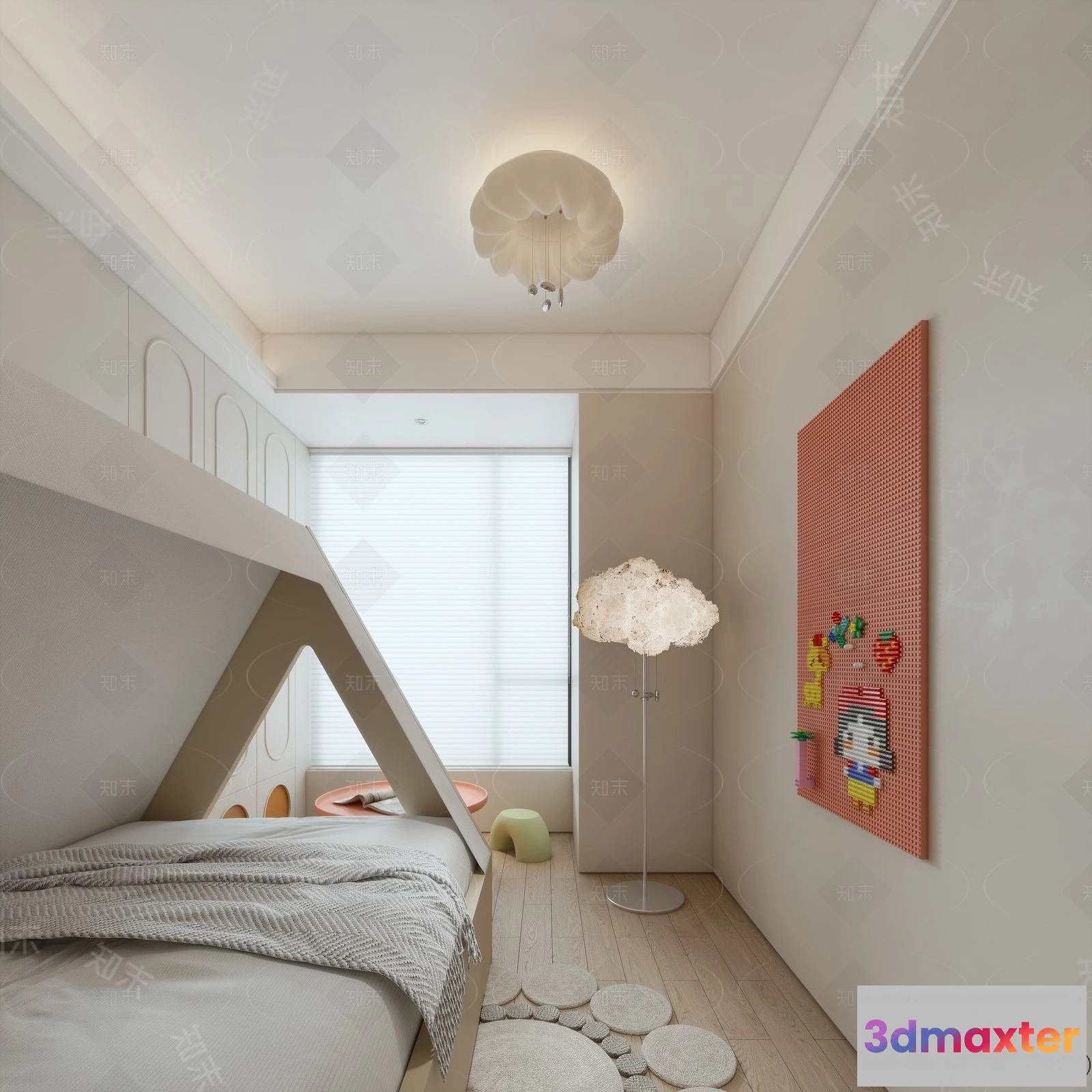 1377288 - Children Room - 3D Interior Scene - Girl Room - 153 3D Max