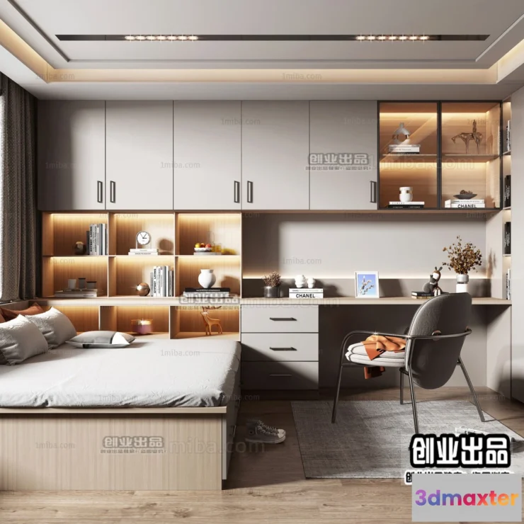 1377437 - Children Room 3D Interior Scene - 3D Models - 119 3D Max