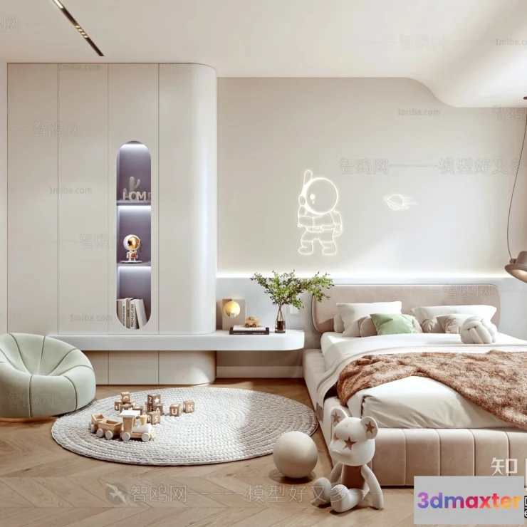 1377595 - Children Room 3D Interior Scene - 3D Models - 441 3D Max
