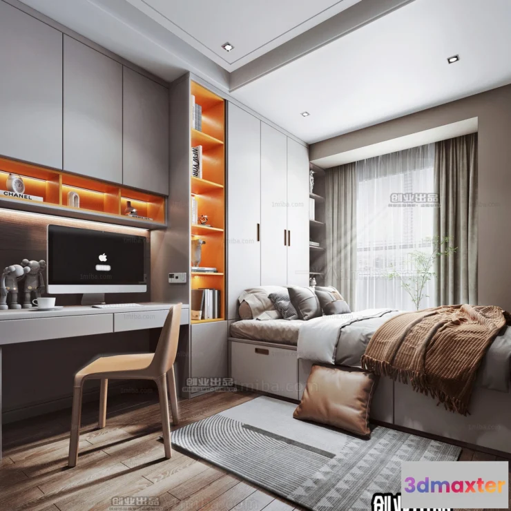 1377631 - Children Room 3D Interior Scene - 3D Models - 122 3D Max