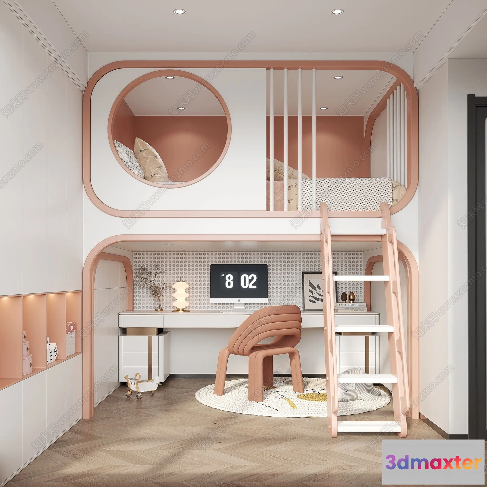 1377779 - Children Room 3D Interior Scene - 3D Models - 444 3D Max