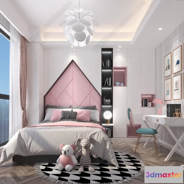 1377923 - Children Room 3D Interior Scene - 3D Models - 446 3D Max