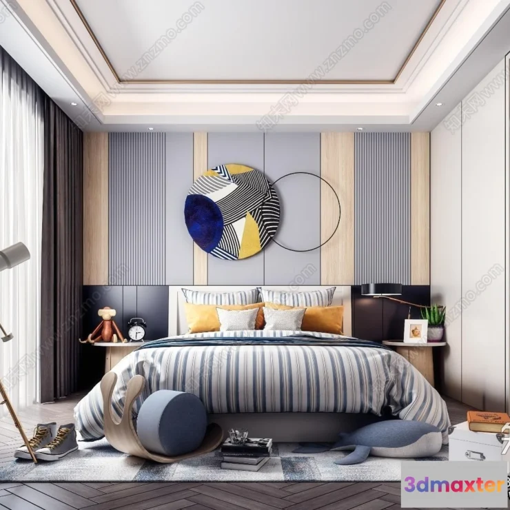 1377987 - Children Room 3D Interior Scene - 3D Models - 447 3D Max