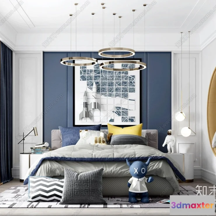 1378392 - Children Room 3D Interior Scene - 3D Models - 453 3D Max