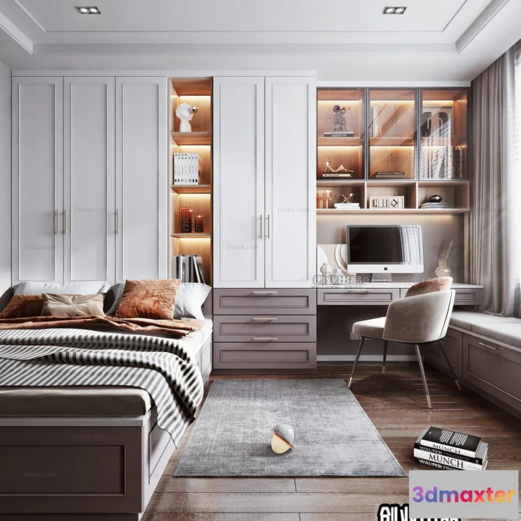 1378394 - Children Room 3D Interior Scene - 3D Models - 133 3D Max