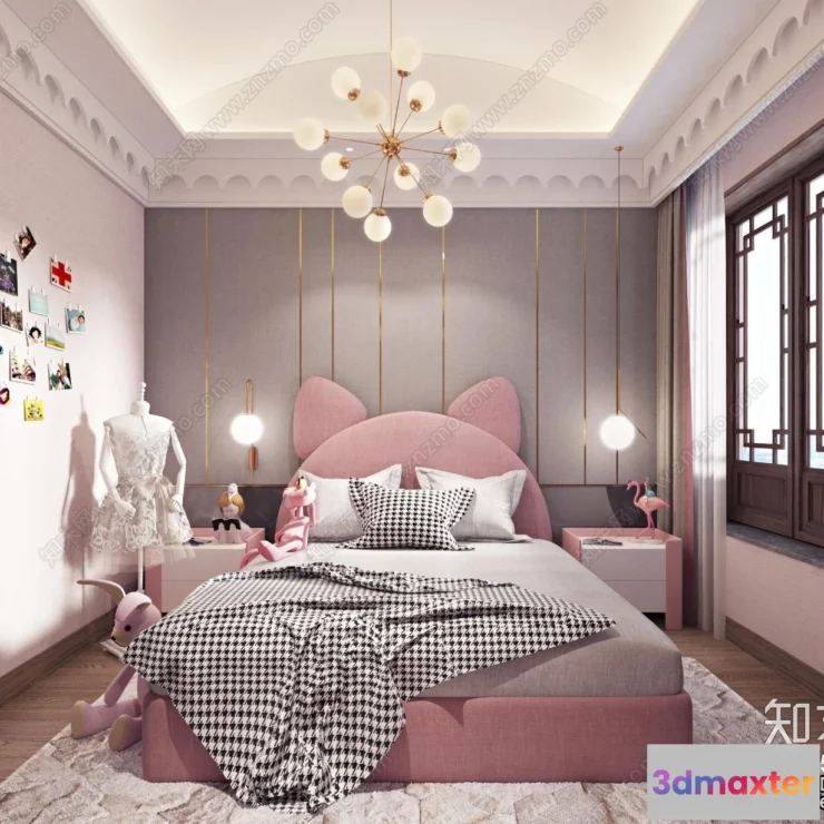 1378653 - Children Room 3D Interior Scene - 3D Models - 457 3D Max