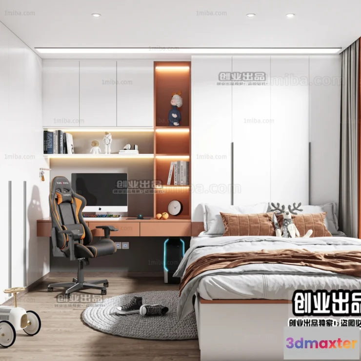 1378669 - Children Room 3D Interior Scene - 3D Models - 137 3D Max