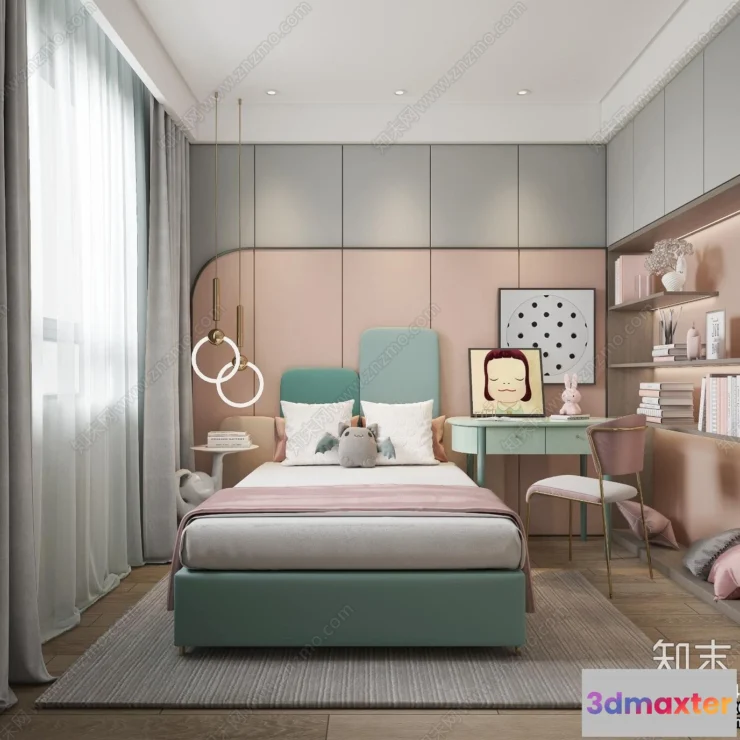 1378711 - Children Room 3D Interior Scene - 3D Models - 458 3D Max
