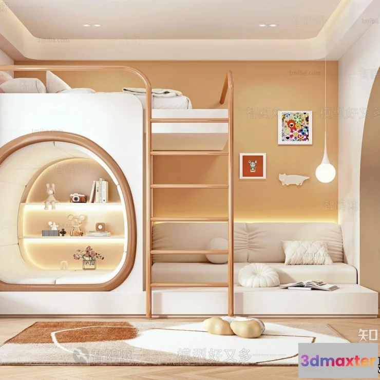 1379085 - Children Room 3D Interior Scene - 3D Models - 464 3D Max