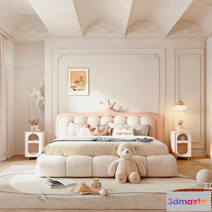 1379347 - Children Room 3D Interior Scene - 3D Models - 468 3D Max