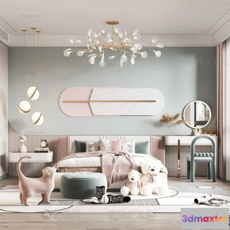 1379569 - Children Room 3D Interior Scene - 3D Models - 471 3D Max
