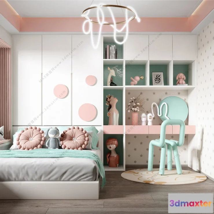 1379677 - Children Room 3D Interior Scene - 3D Models - 152 3D Max