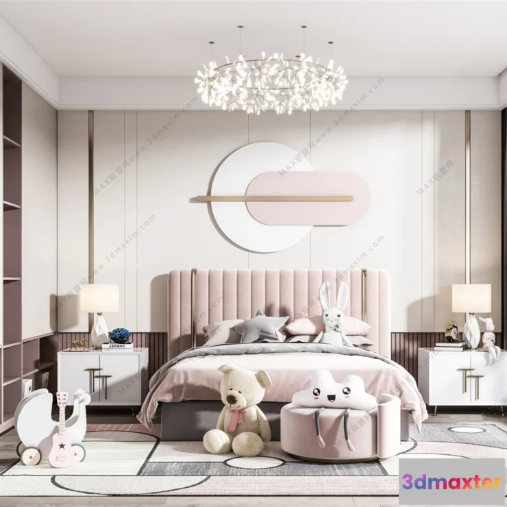 1379878 - Children Room 3D Interior Scene - 3D Models - 155 3D Max